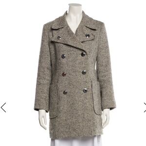 Tory Burch Linen Kinsley Coat size 4